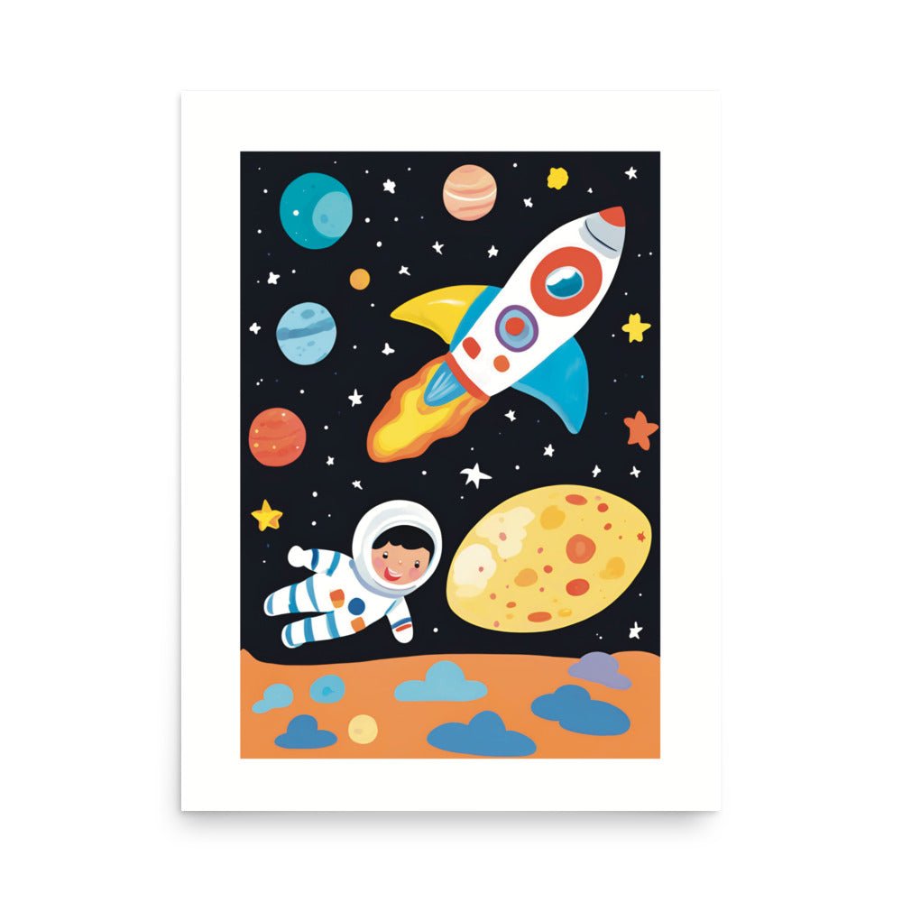 Cosmic Kid’s Journey Art Print