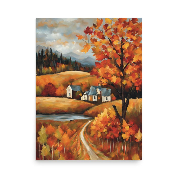 A Fall Getaway Art Print