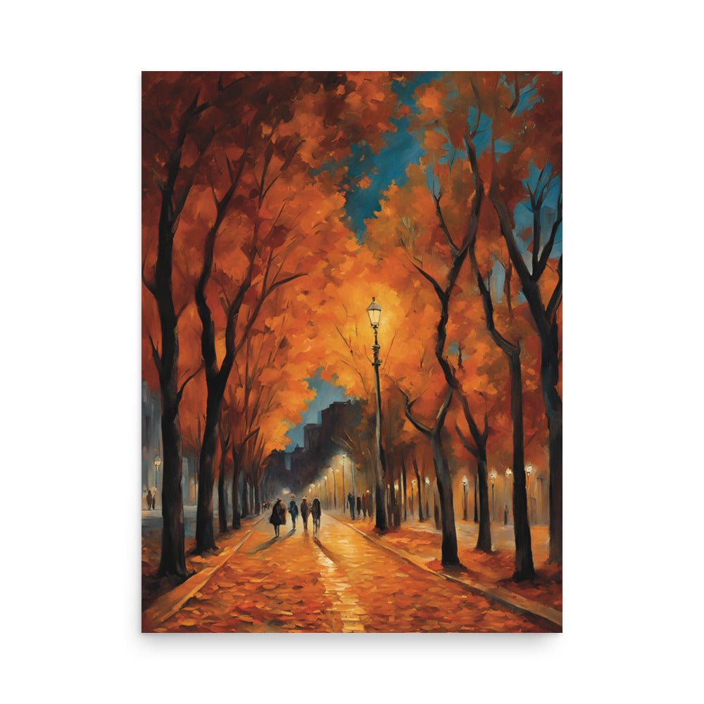 A Stroll in the Autumn Afternoon Poster