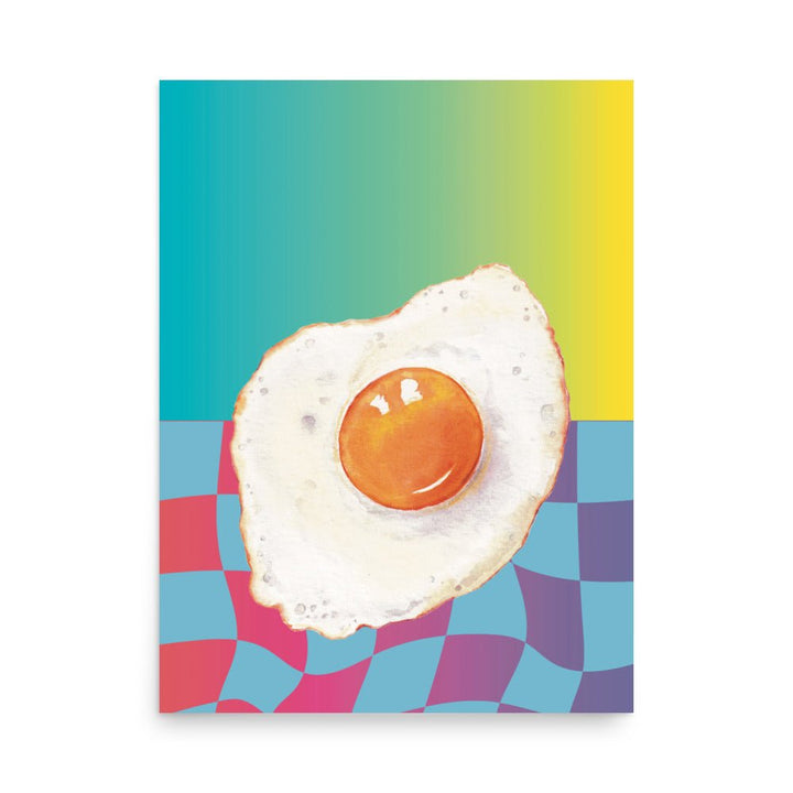 A Very Funky Egg Art Print