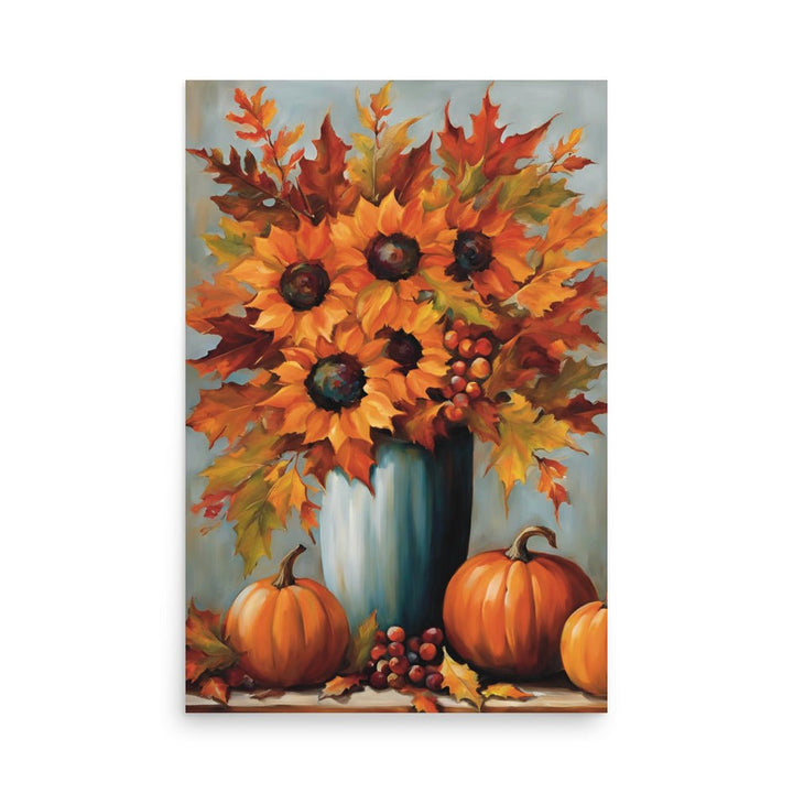 Autum_Sunflowers_Art_Print