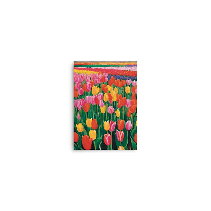 Red, Yellow & Pink Flowers on a Field Art Print