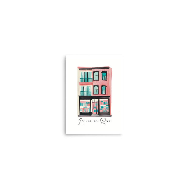 La vie en Rose Bookstore Art Print