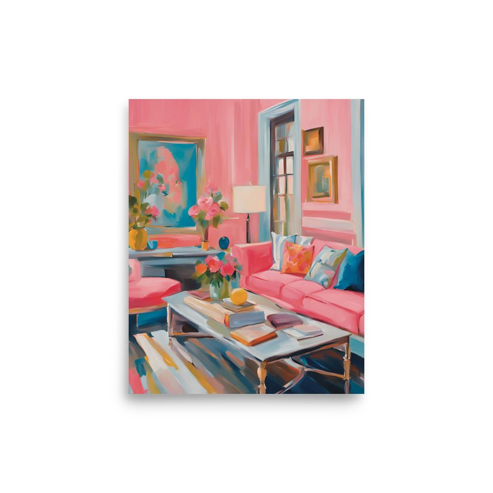 A Very Preppy Hall Art Print