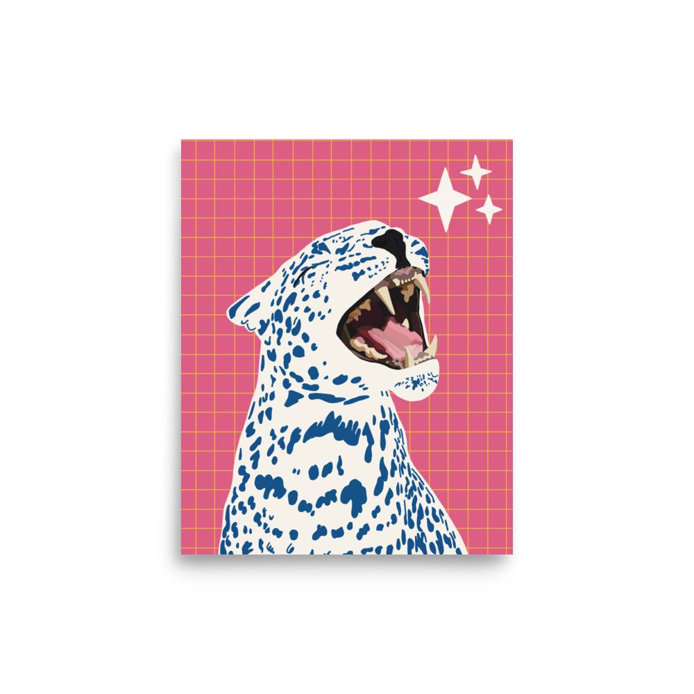 A Roar in Pink Art Print