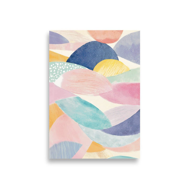 Abstract Colors in Watercolor Wall Poster