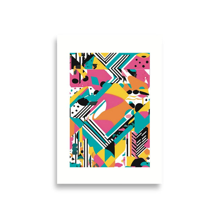 Abstract Funky Tech Poster