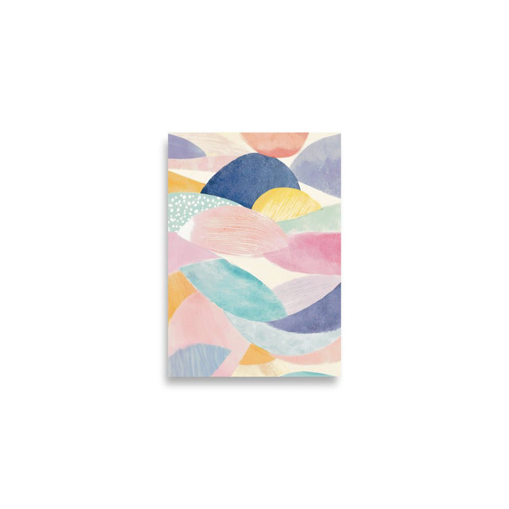 Abstract Colors in Watercolor Wall Poster