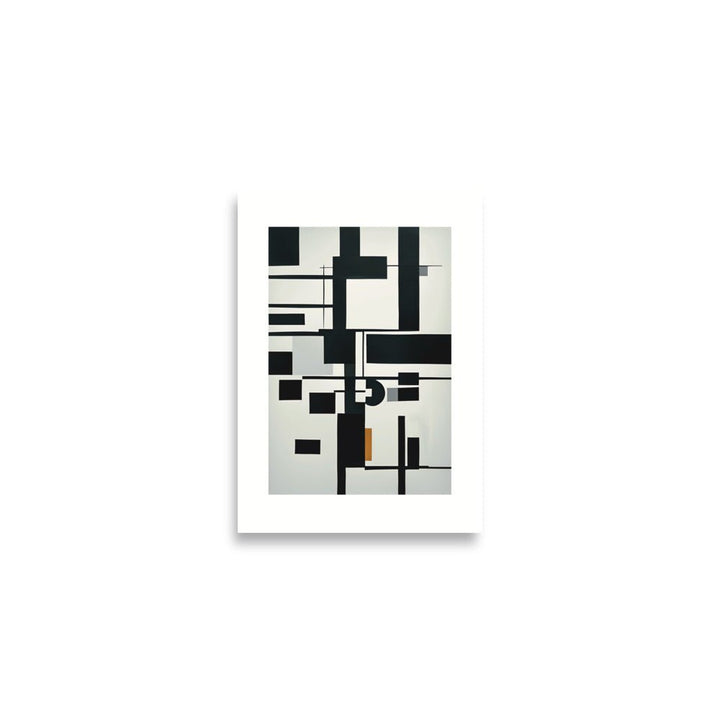 Abstract Black & White Lucid Dream Wall Poster