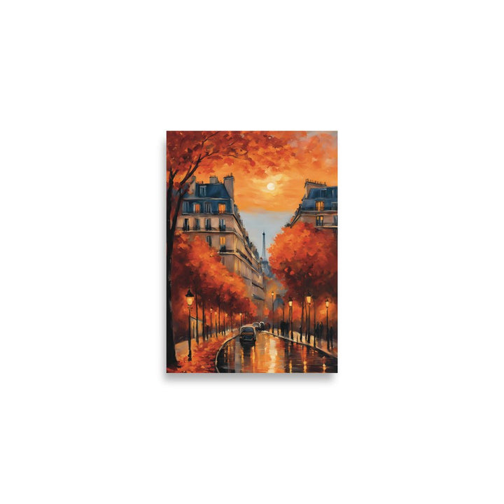 Autum Afternoon in Paris Poster