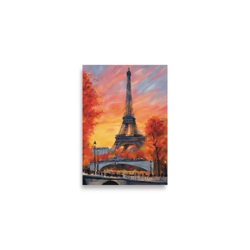 The Eiffel Tower in a Fall Afternoon Poster