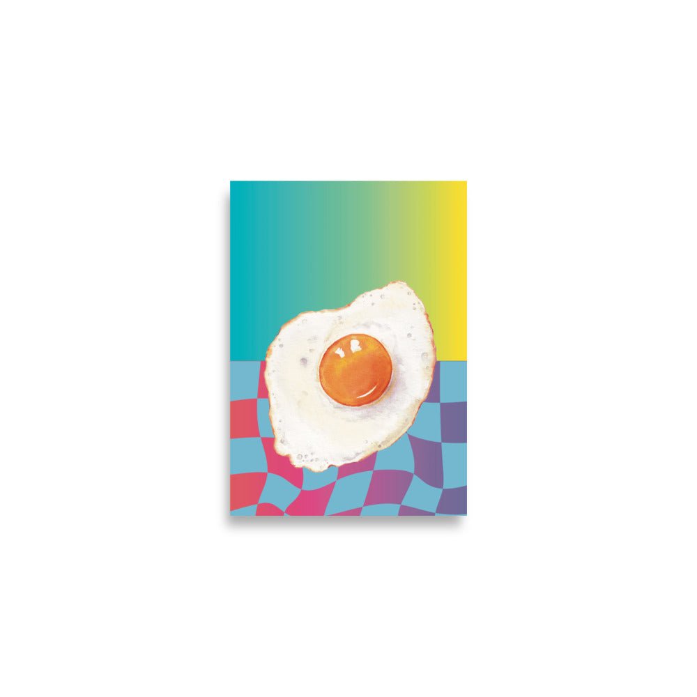 A Very Funky Egg Art Print