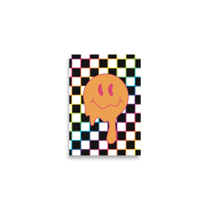 Melted, Checkered & Happy Art Print