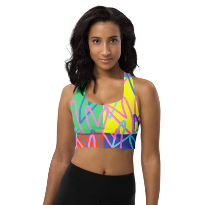 Electric Hearts-Best Sport Bras for Support--High Impact Bra