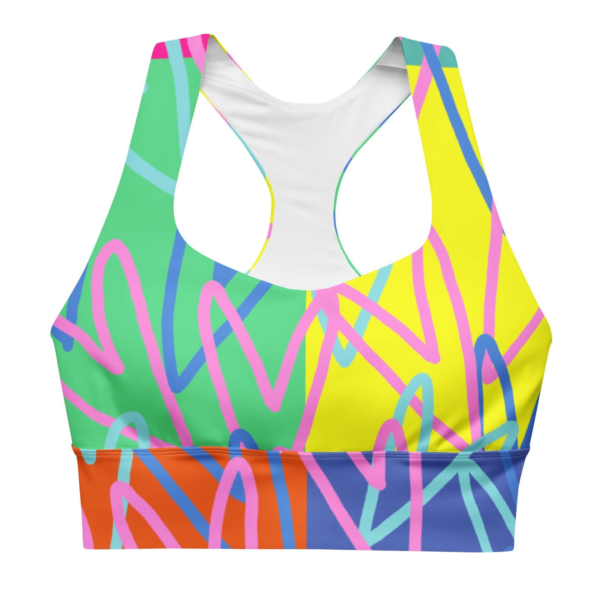 Electric Hearts-Best Sport Bras for Support--High Impact Bra –  simpleperfectart