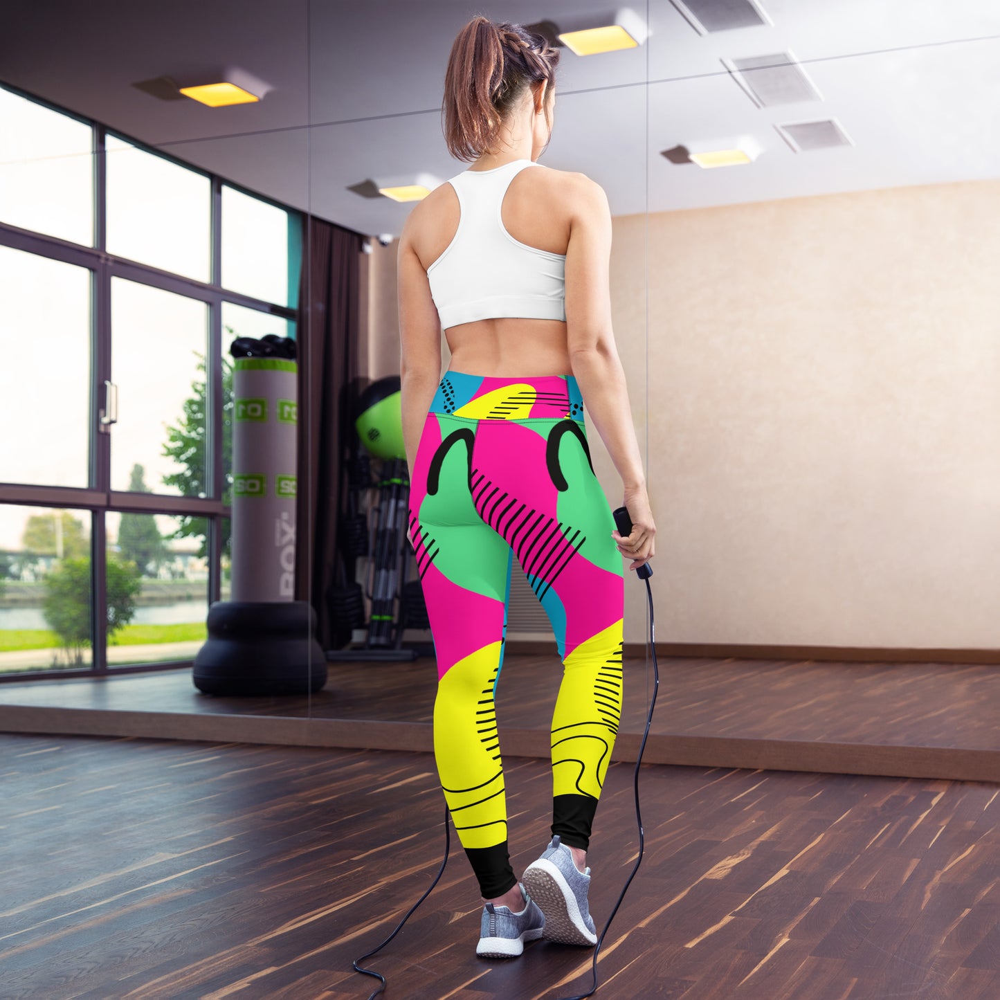 Pop of Colors- Smooth and Comfortable-Legging for Yoga