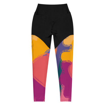 Pantalones de Yoga Coloridos-Ropa Retro-Estilo Vintage