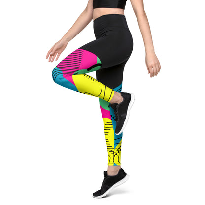Color Of Pop-Compression Legging Women-Workout Pants